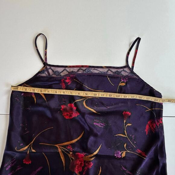 Vintage Delicates Floral Slip Dress Nightgown flirty large size - Picture 4 of 7